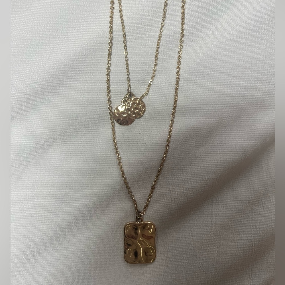 Gold Stacked Necklace